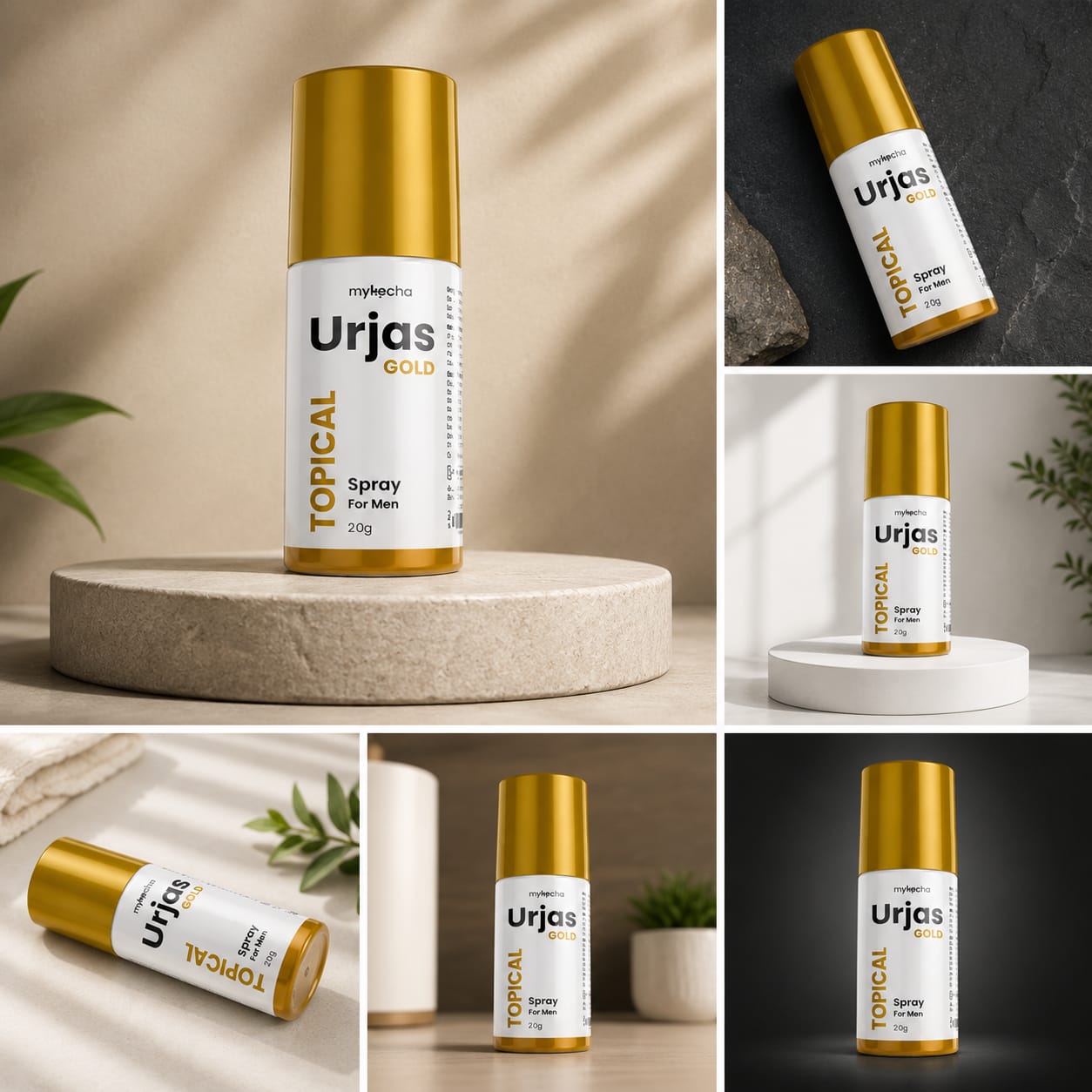 Urjas Gold Topical Delay Spray for Men With Strawberry Flavour